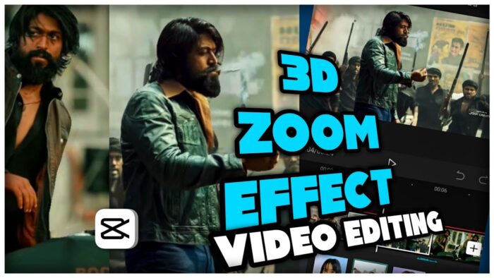 Cap Cut 3D Zoom Effect Video Editing - Capcut New Trend - Viral Tiktok Photo Animation - Image 1