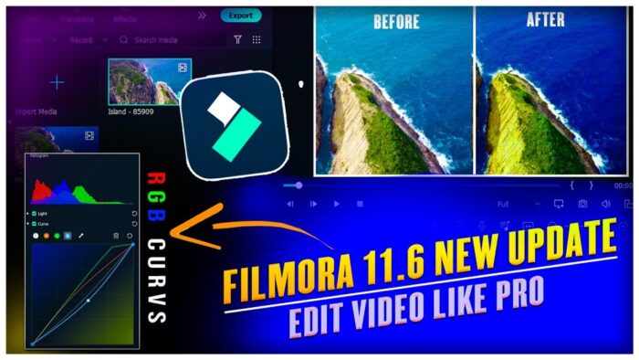 Filmora 11.6 New Update - New RGB Curves Full Explain in Hindi - Colour Correction Tutorial Filmora - Image 1