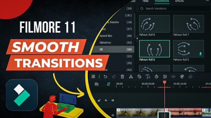 How to Add Transition Effect in Filmora 11 - Video Mein Transition Effect Kaise Lagaye in Fillmora - Image 1