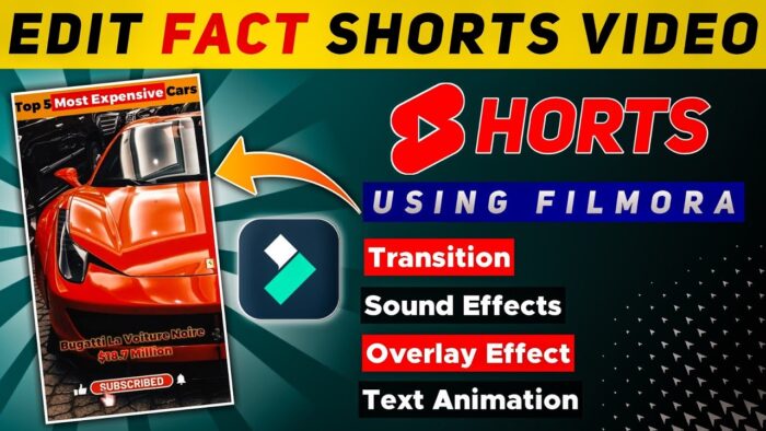 How to Edit Fact Shorts Video in Filmora - Filmora 12 Video Editing - Best Video Editing Software - Image 1