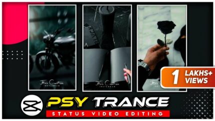 How to Make Psy Trance Status Video in Capcut App - Capcut Video Editing Tutorial