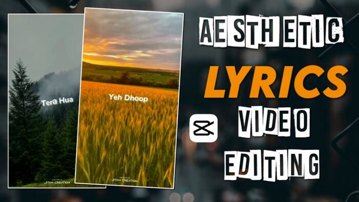 How to Make Trending Lyrical Aesthetic StatusVideo - Aesthetic WhatsApp Status Editing - Capcut aap - Image 1