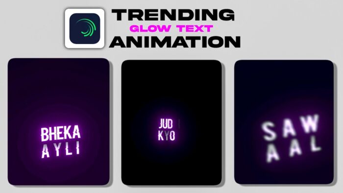 How to edit Instagram Viral Lyrical Video - Black Screen Glow Status Video Editing - Alight Motion - Image 1