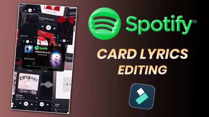 Spotify Card Lyrics Editing in Filmora ⚡ - Image 1