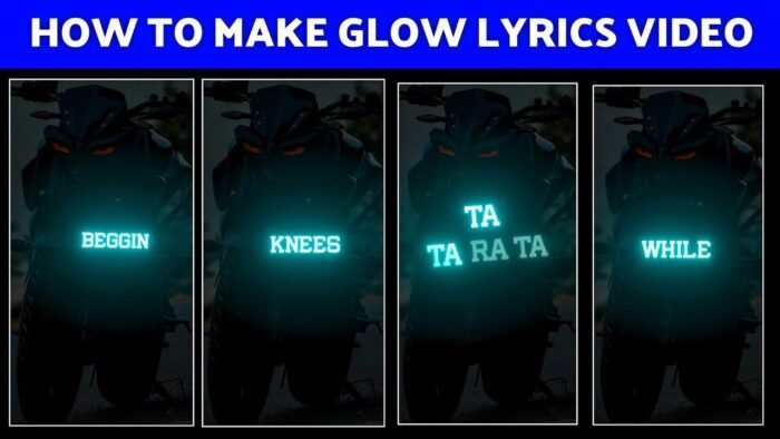 Trending Beggin Music Neon Glowing Text Effect Editing - Beggin Glowing Text Reels Editing - Image 1